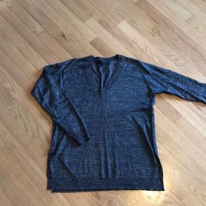 Jcrew, wool/ linen blended V neck sweater, XS